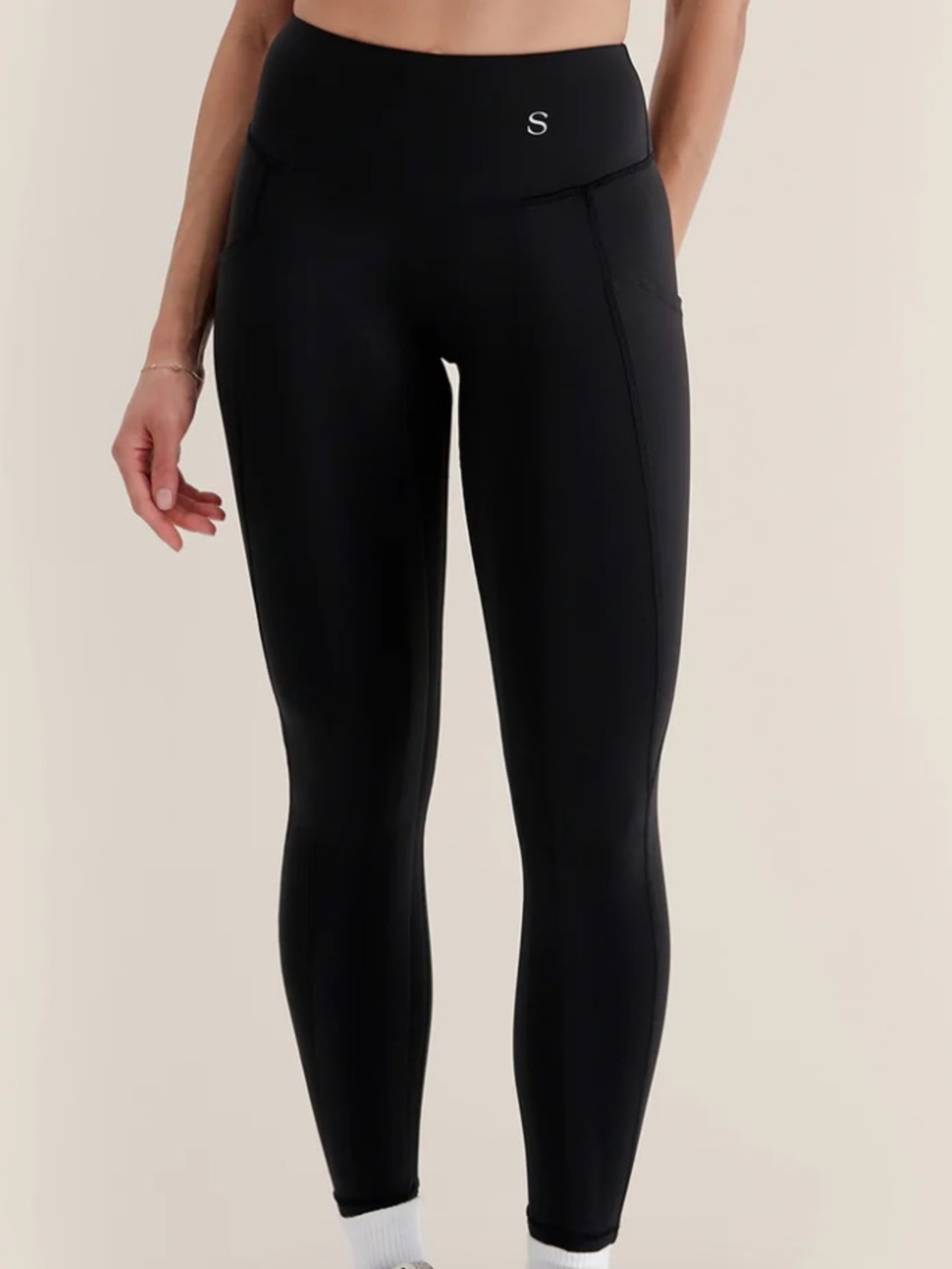 Skinnify Black Resistance Band Leggings Sz XL